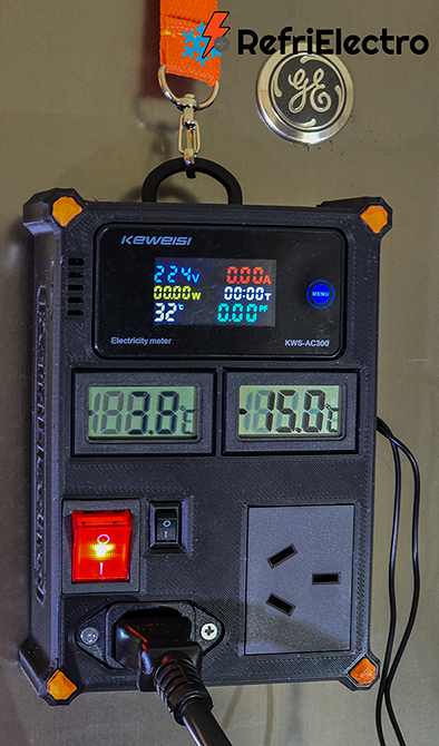 Producto - TABLERO TEST Y CONTROL PARA REFRIGERACION CON 3 SONDAS DE TEMPERATURA