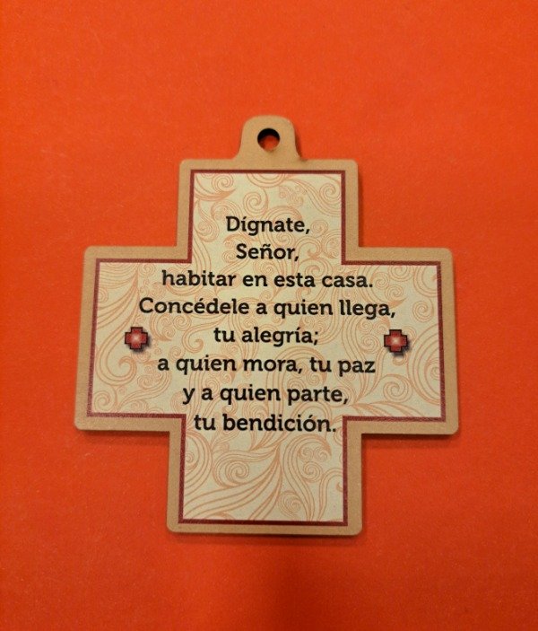 Producto - Cruz de madera MDF Bendicion Hogar