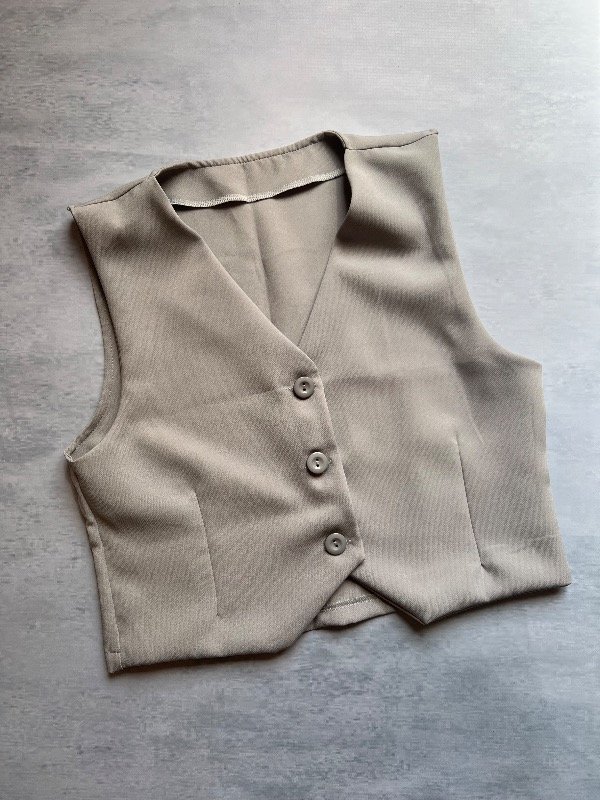 Producto - Chaleco sastrero gris