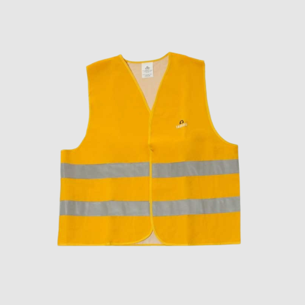 Producto - Chaleco pvc con reflectivos - Color amarillo