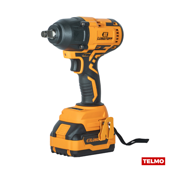 Producto - Llave Impacto 600nm 1/2" 18v + 1 Bat 4ah + Cargador LIL600-8BK - Lusqtoff