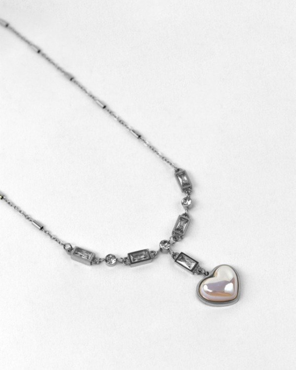 Producto - Collar Olivia Plateado