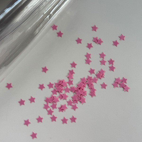 Producto - Confeti estrella rosa 100u