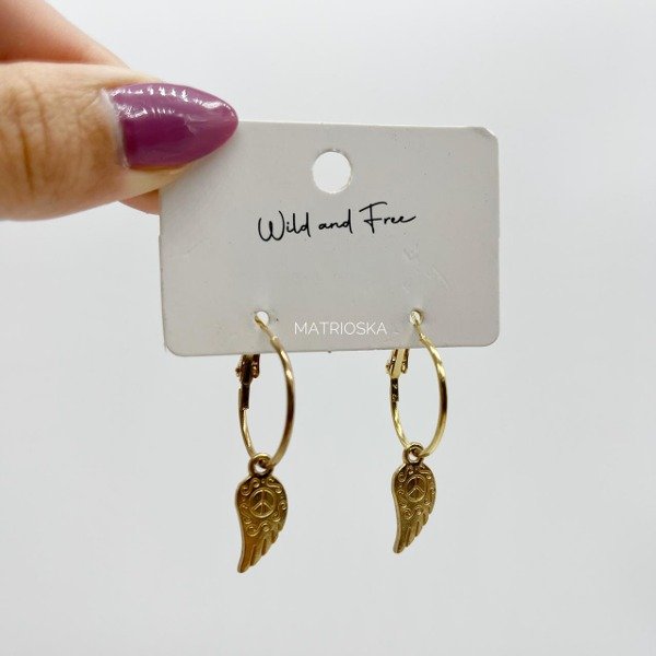 Producto - Argollas Pluma Paz