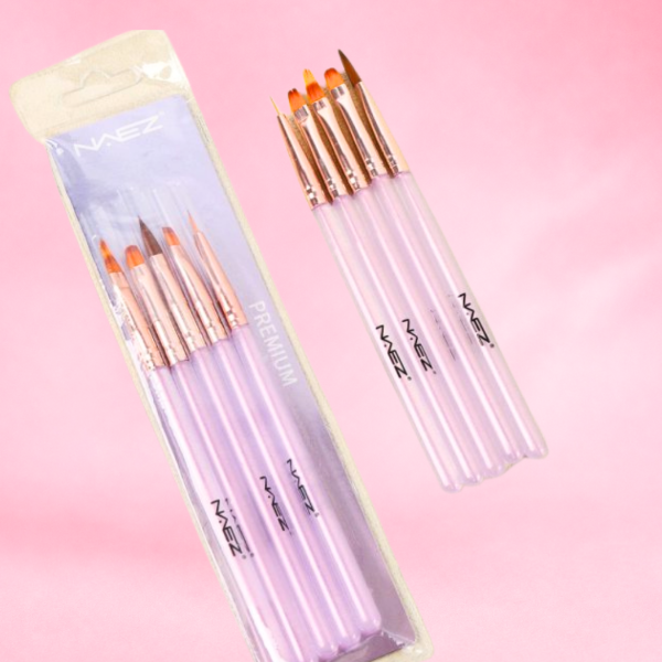 Producto - SET DE 5 PINCELES MANICURIA PROFESIONAL NAEZ