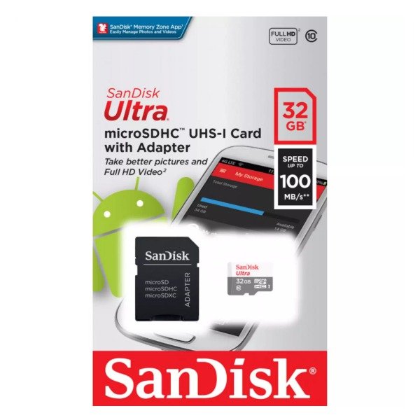 Producto - Micro Sd Sandisk 32 gb