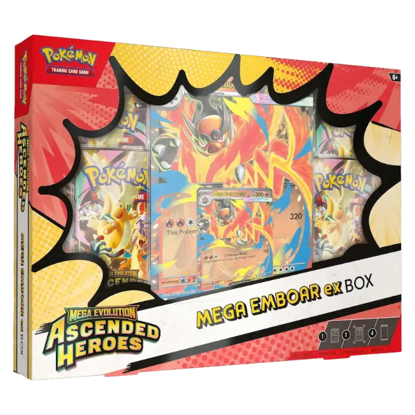 Producto - Pokémon TCG Mega Emboar Ex
