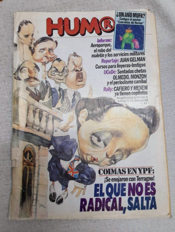 Producto - Revista Humor Registrado #215 - Marzo De 1988