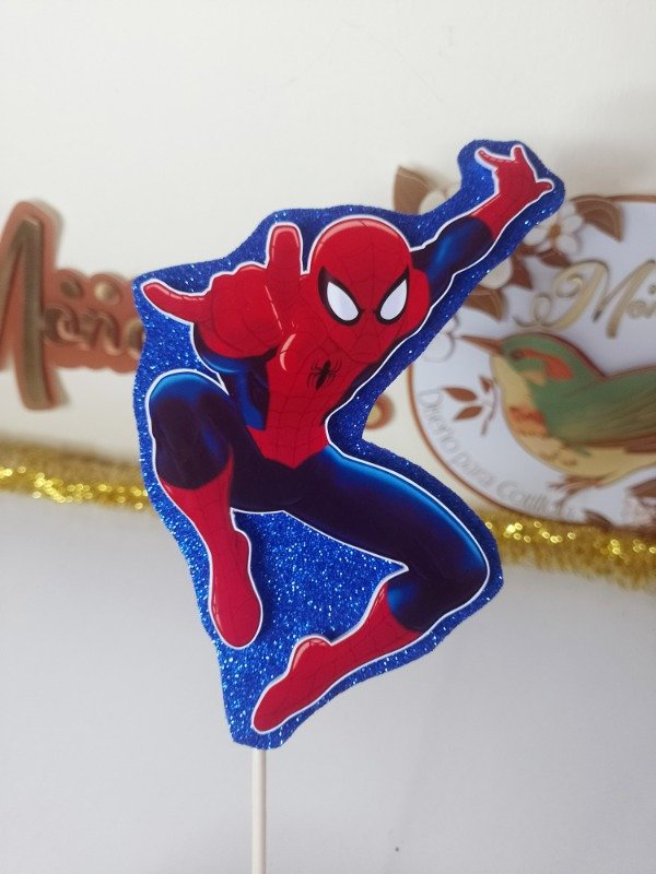 Producto - Pinche Simple Glitter Spiderman