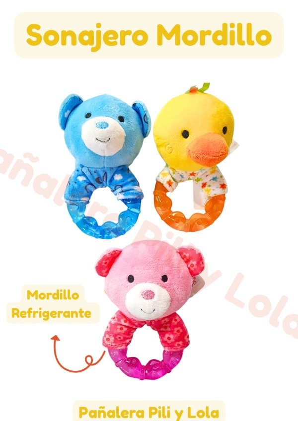 Producto - Sonajero Mordillo Refrigerante (Consultar modelo disponible)
