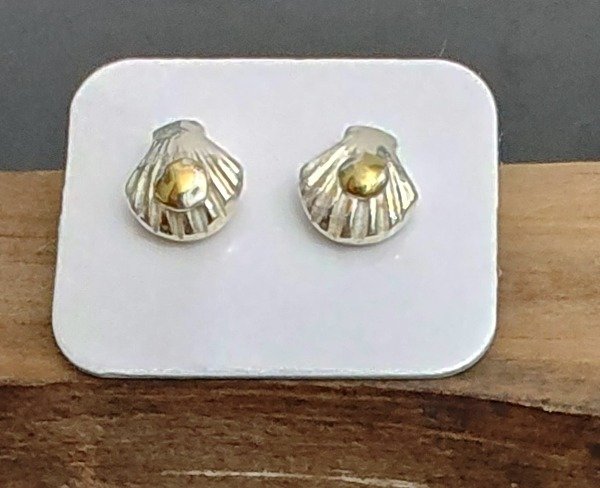 Producto - Aro Conchita Plata 925 con circulo oro bajo