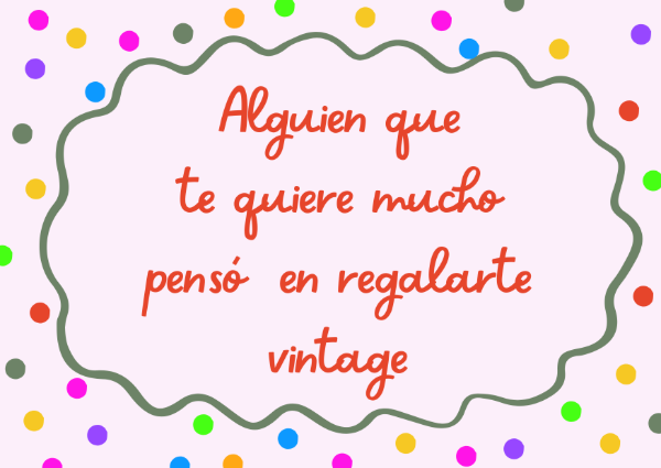 Producto - Gift card Regala vintage