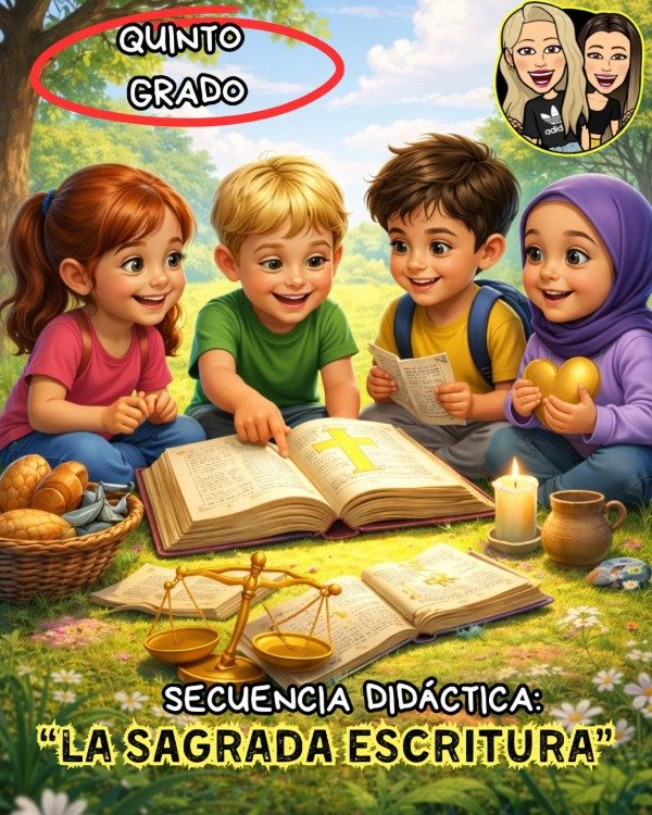 Producto - SECUENCIA DIDÁCTICA. LA SAGRADA ESCRITURA. QUINTO GRADO