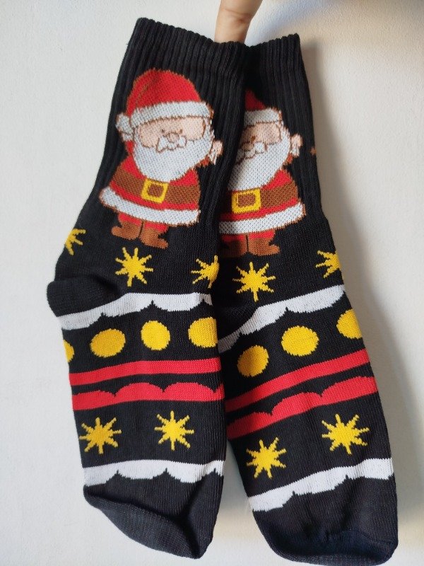 Producto - Tenis navidad Papá Noel full color negro