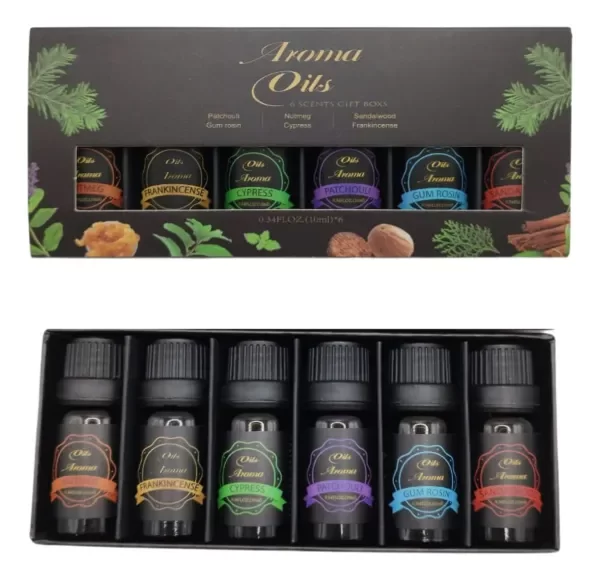 Producto - Set 6 Aroma Oils Esencias X 10 Ml Velas