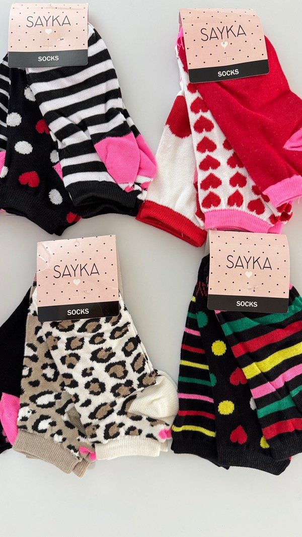 Producto - PACK X 3 SOQUETES SAYKA