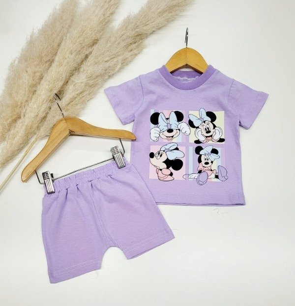 Producto - Conjunto corto Minnie Lila