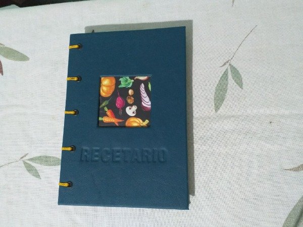 Producto - Recetario azul