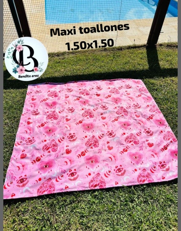 Producto - MAXI TOALLONES UNIVERSO ROSA