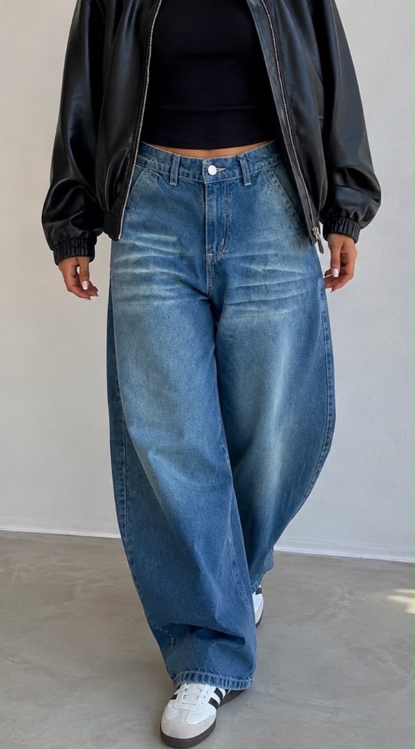 Baggy naranja (rígido/tiro medio)