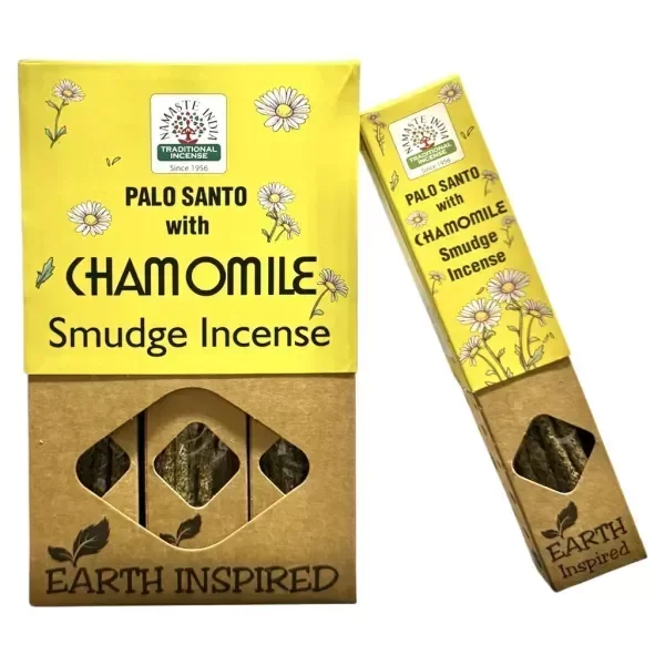 Producto - Sahumerios Namaste hierbas palo santo manzanilla x 12 unid.