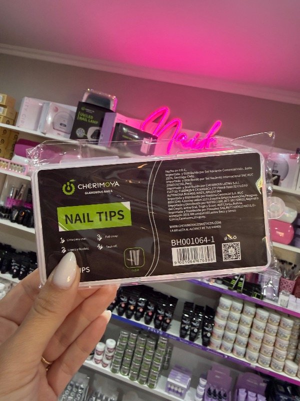 Producto - Tips coffin transparente con sonrisa