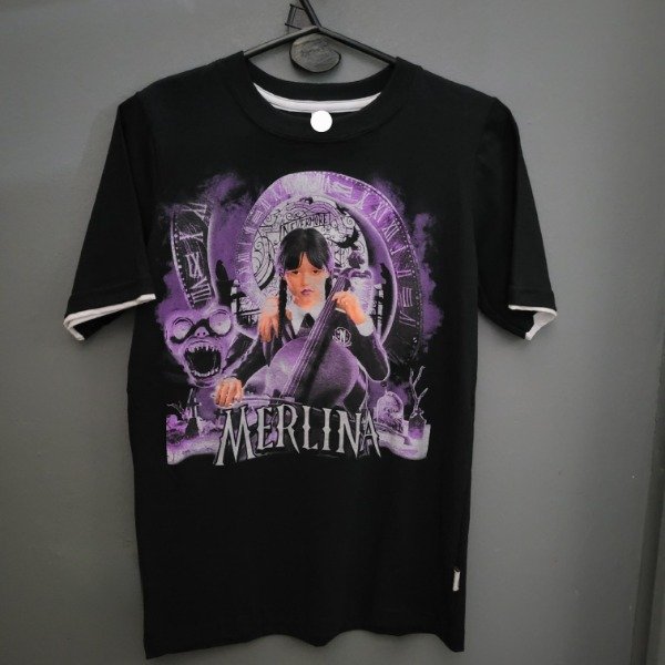 Remera manga corta infantil merlina t.14