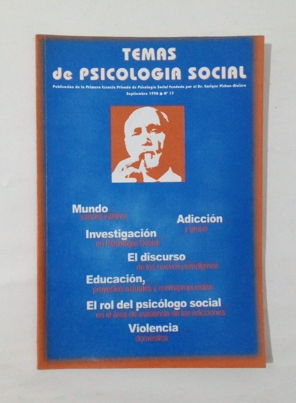 Producto - Temas de psicología social #17 - Septiembre 1998 - P de Quiroga Buchbinder Peyrú