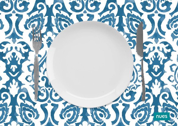 Producto - Set x 4 individuales rectangulares Indigo