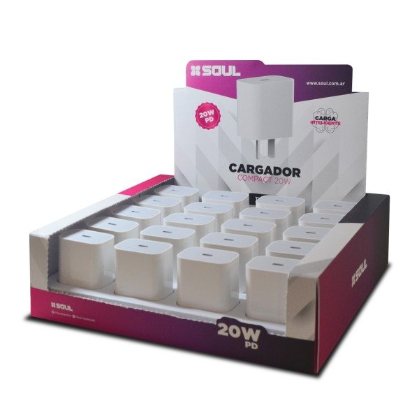 Producto - Box Cargador Compact 20W (x20)