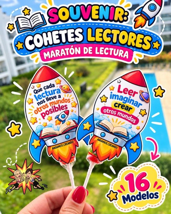 Producto - COHETES LECTORES. MARATÓN DE LECTURA