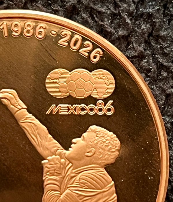 Producto - Medalla Maradona. 40 años de la "Mano de Dios" 1986-2026 - 2