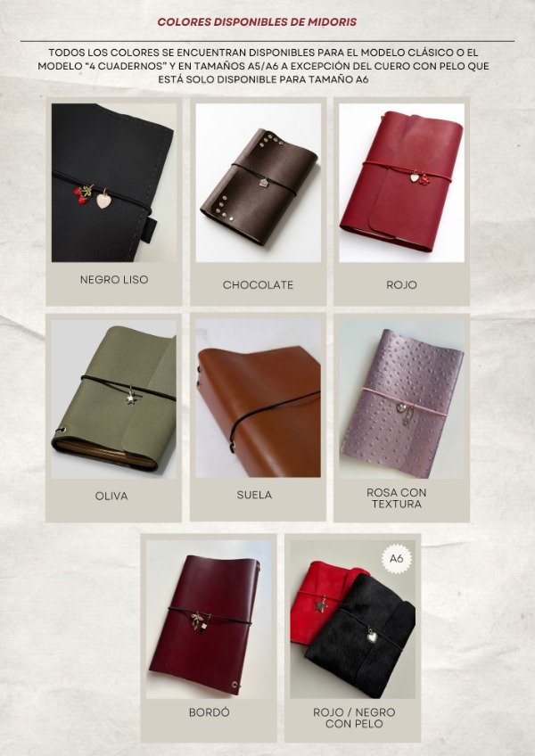 Producto - Midori - 4 cuadernos - 4