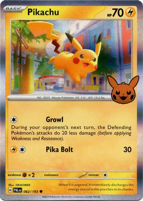 Producto - Pikachu - 062/193 - Trick or Trade BOOster Bundle 2023 - Holo