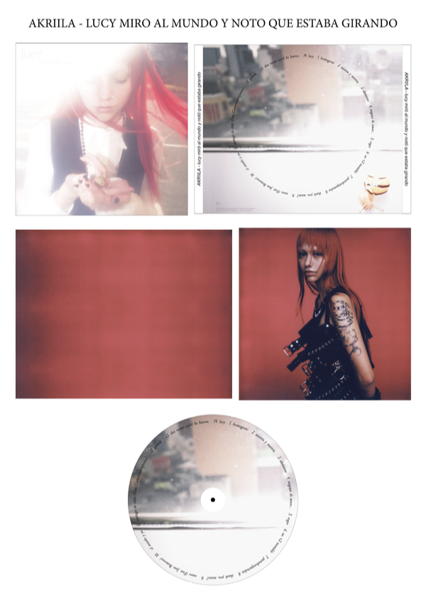 Producto - AKRIILA "lucy miró al mundo y notó que estaba girando" CD Custom