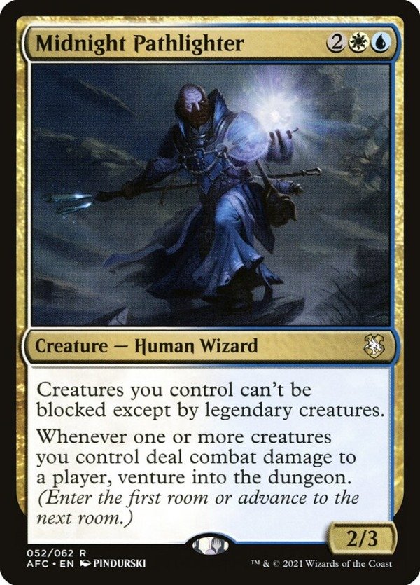 Producto - Midnight Pathlighter #52  Adventures in the Forgotten Realms Commander