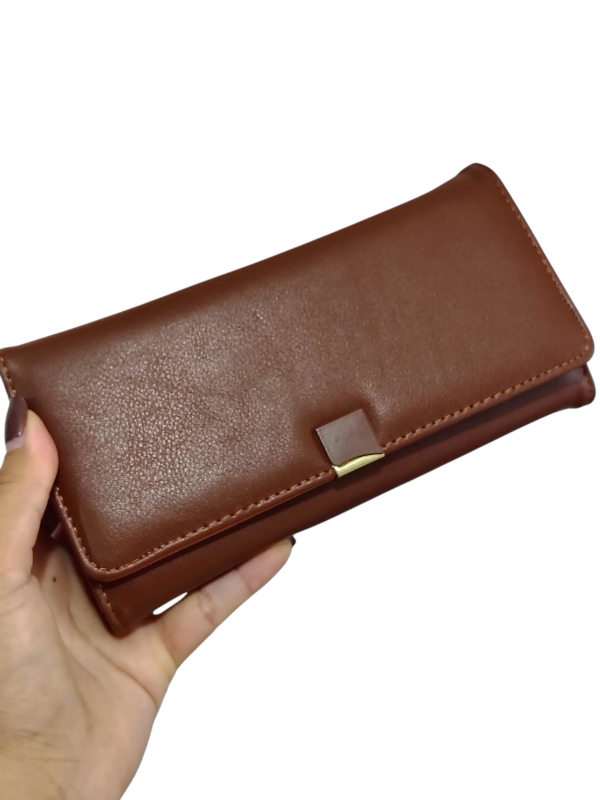 Producto - Billetera importada marron osc cuadrado