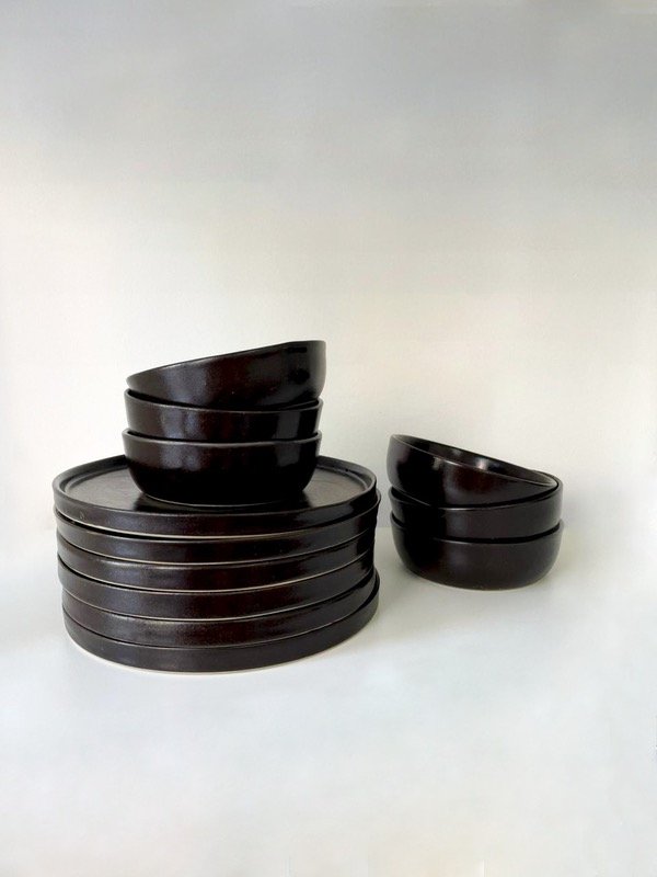 Producto - Set 12 piezas / 6 cuencos / 6 platos