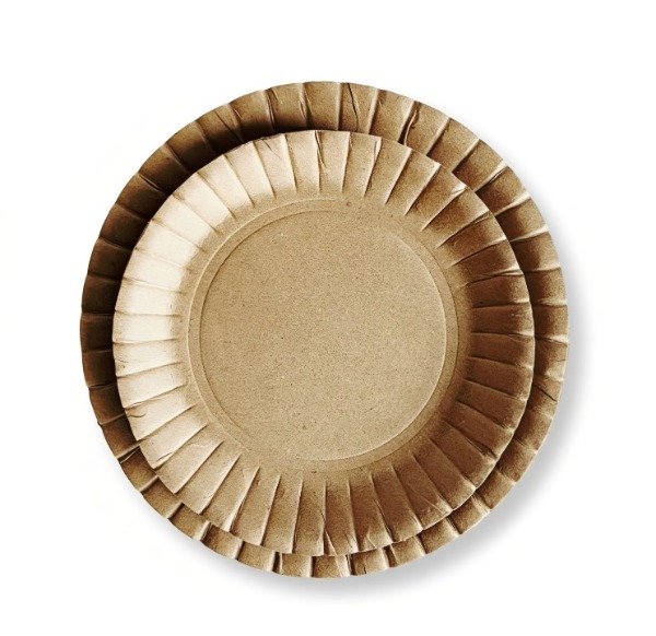 Producto - PLATOS KRAFT ECOLÓGICOS DESCARTABLES 22,5 CM - 3