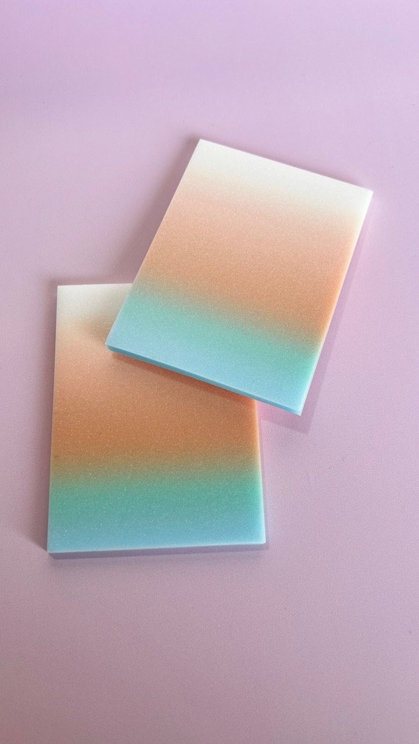 Producto - Notitas adhesivas glitter degradé - 1