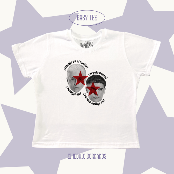 Producto - Baby Tee "Unico CA7RIEL Y PACO"