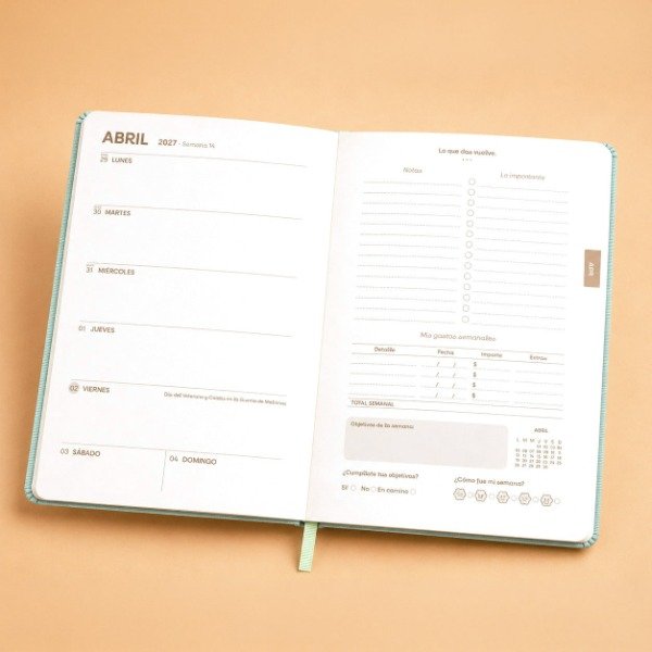 Producto - Agenda BORDADA A5 - 10