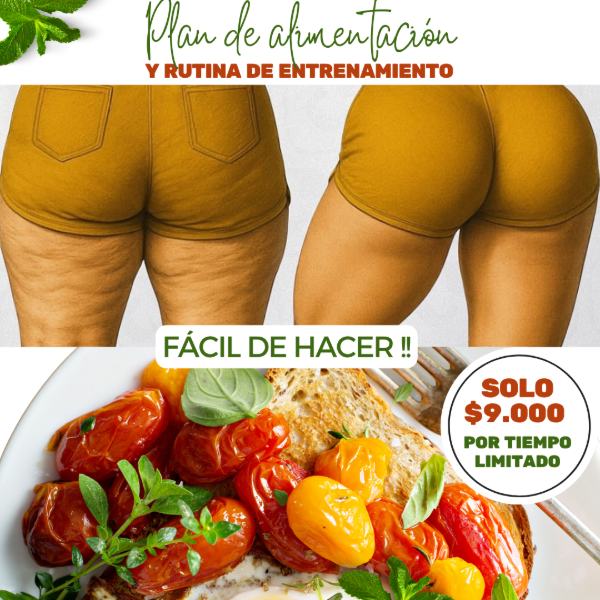 Producto - Rutina para tonificar y plan de alimentación
