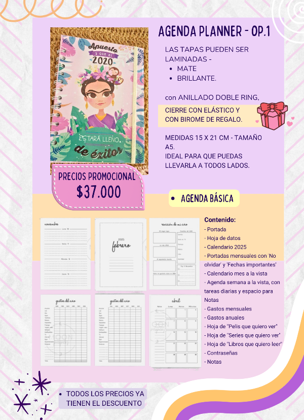 Producto - Agenda 2026  PLANNER a pedido