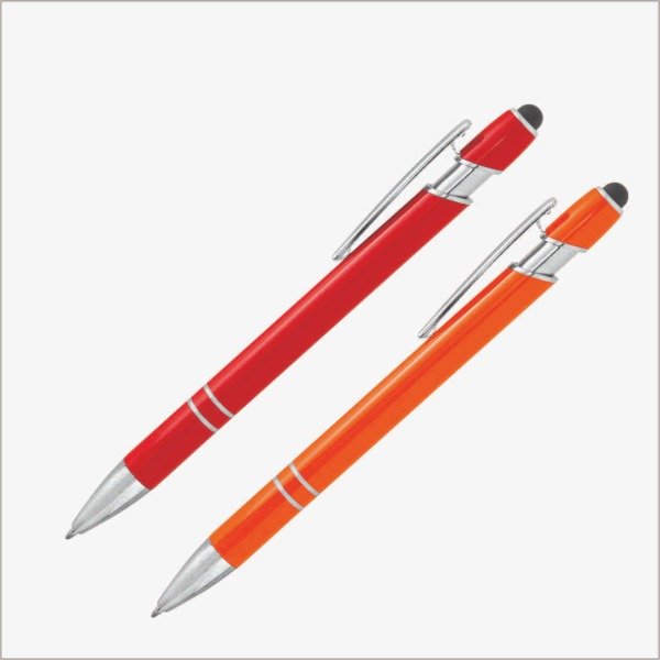 Producto - Bolígrafo metálico retráctil con pulsador touch. VG