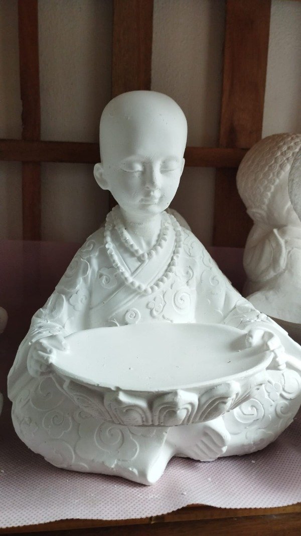 Producto - Lámpara de sal Monje tibetano sentado (PLATO)