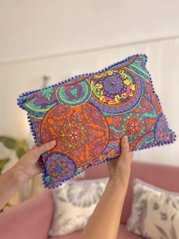 Producto - Almohadón rectangular mándalas