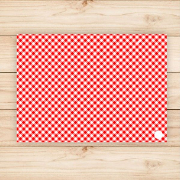 Producto - Individual Cuadrillé Rojo x 10