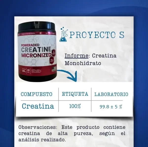 Producto - Creatina Monohidratada micronizada ONE FIT - 200gr - 1