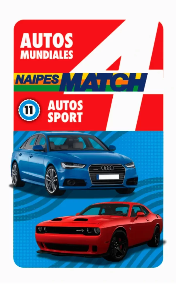 Producto - Cartas Autos Sport - Match4 - 5